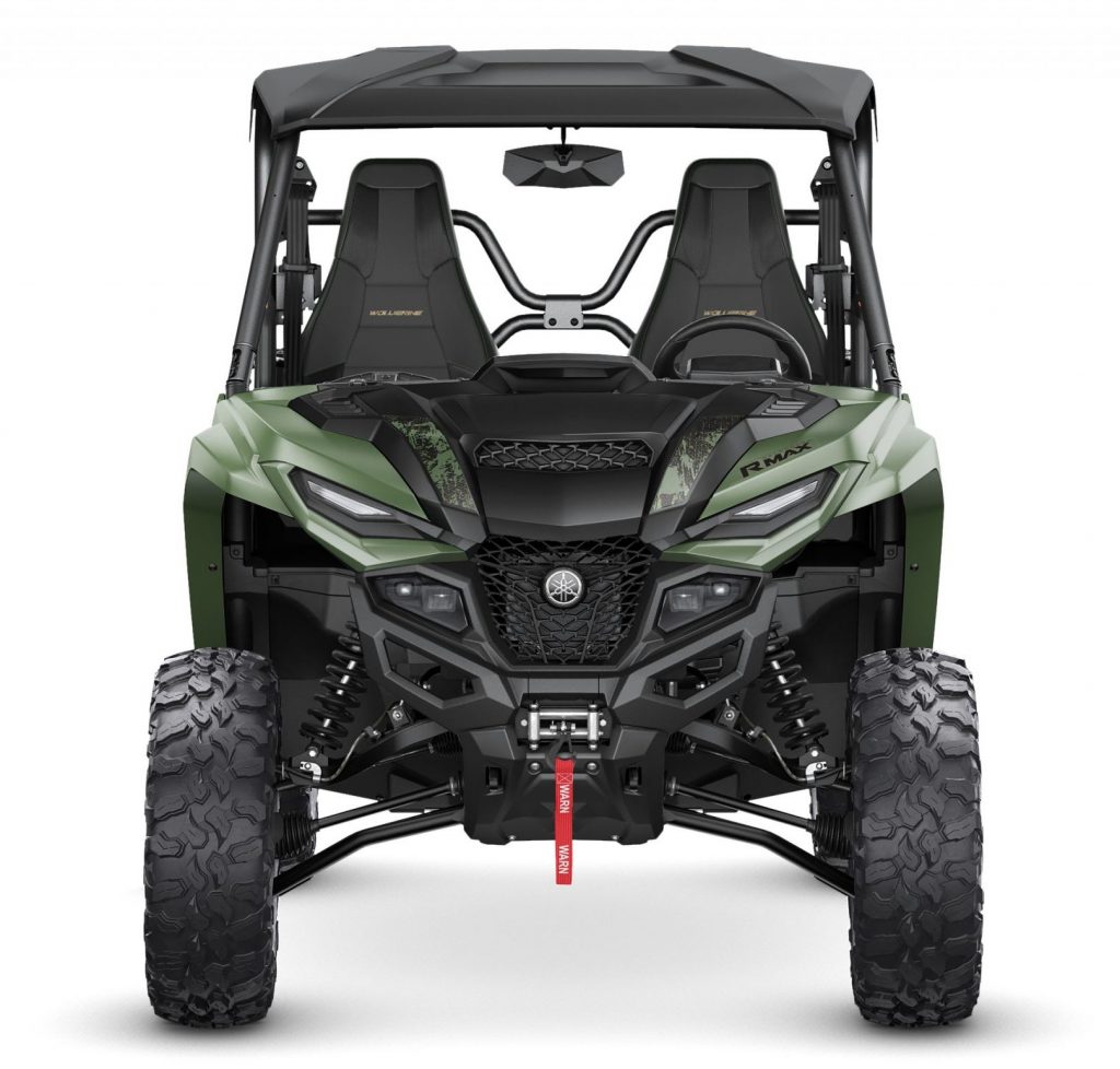 2021 Yamaha Wolverine RMAX2 1000 XT-R in Covert Green - Front