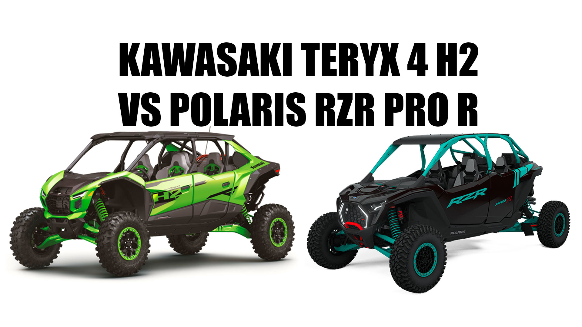 2026 Kawasaki Teryx 4 H2 vs Polaris Pro R 4 - The SXS Guys